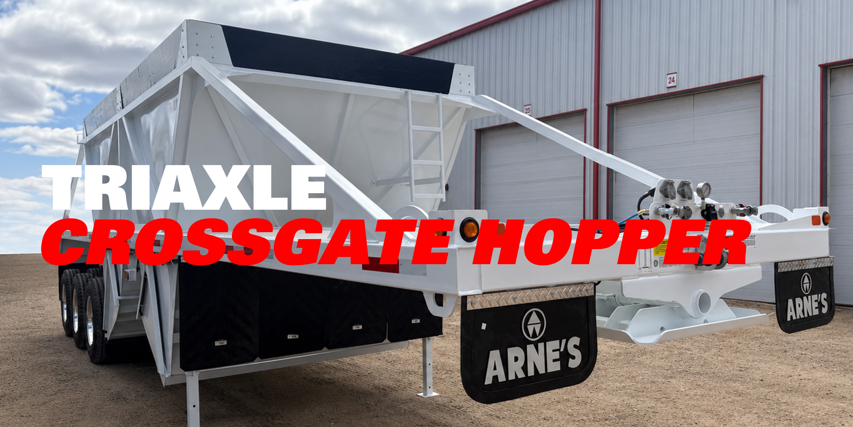 TRIAXLECROSBANNER13202 triaxle crossgate trailer